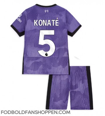 Liverpool Ibrahima Konate #5 Tredjetrøje Børn 2023-24 Kortærmet (+ Korte bukser)